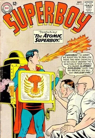 Cover of The Atomic Superboy!