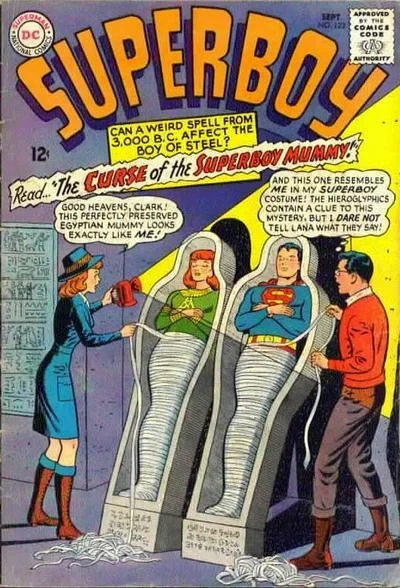 Cover of The Curse of the Superboy Mummy!