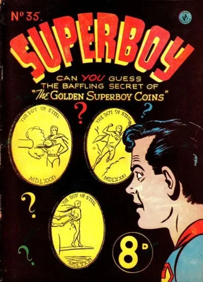 Cover of The Golden Superboy Coins