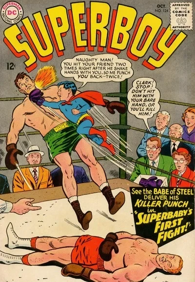 Cover of The Insect Queen of Smallville / Superbaby's First Fight! / The Toughest Kid in Smallville!