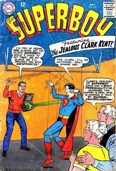 Cover of The Jealous Clark Kent! / Clark Kent's Butler! / The Fugitive Krypto!