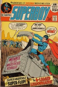 The Menace of the Mysterious Voyager! ; The Six Legged Legionnaire! ; Super Marriage ... Or Super-Flop?
