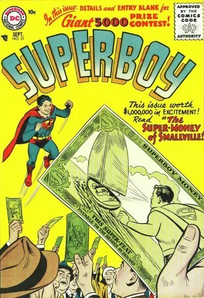Cover of The Secret Lives of Superboy / My Super-Pet, Krypto! / The Super-Money of Smallville