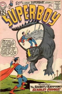 The Secret of Krypton's Scarlet Jungle!