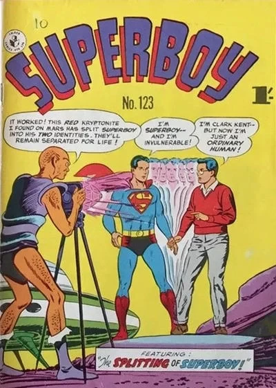 Cover of The Splitting of Superboy