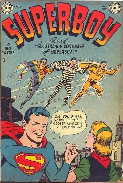 Cover of The Strange Costumes of Superboy