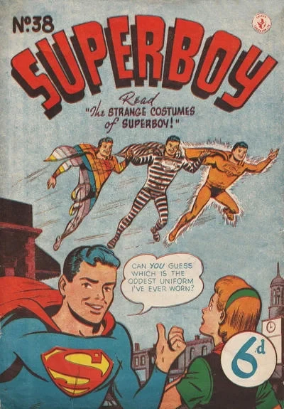 Cover of The Strange Costumes of Superboy