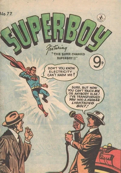 Cover of The Super Charged Superboy