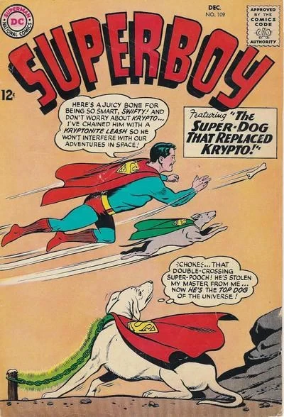 Cover of The Super-Dog That Replaced Krypto!