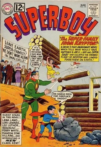 Cover of The Super Family from Krypton!
