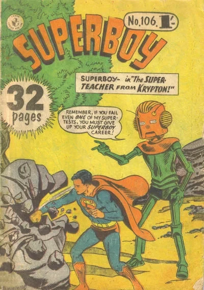 Cover of The Super Teacher of Krypton
