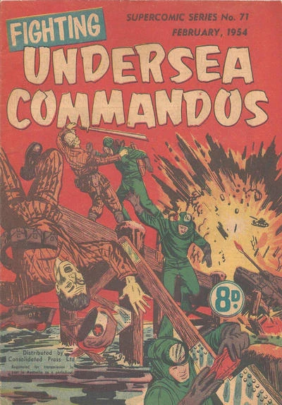 Cover of Fighting Undersea Commandos