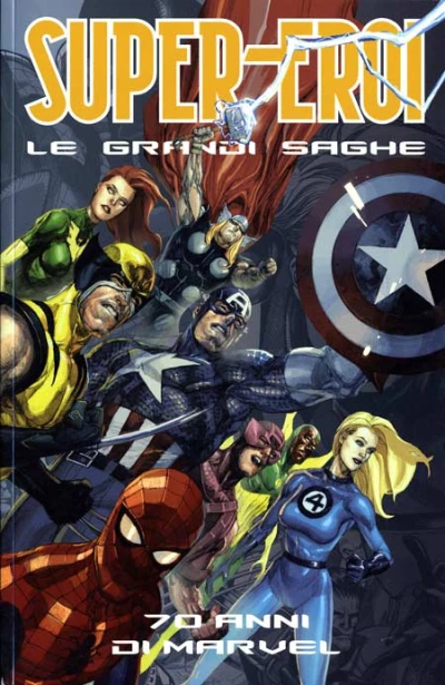 Cover of 70 anni di Marvel