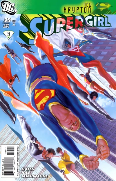 Cover of New Krypton, Part 5: The Secret Origin of Supergirl