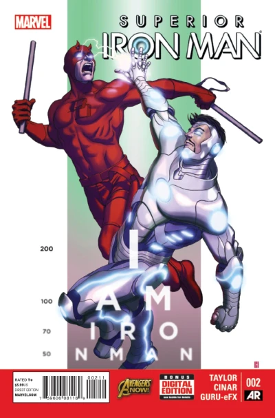 Cover of Chapter 2: Daredevil Vs. Iron Man