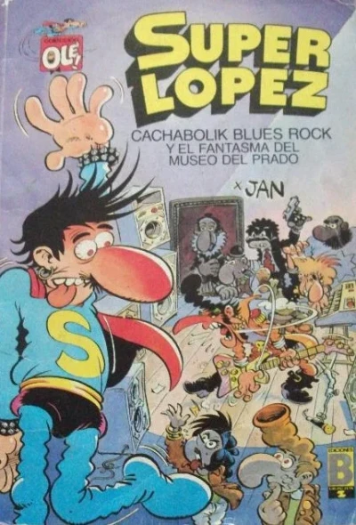 Cover of Cachabolik blues rock y El fantasma del Museo del Prado