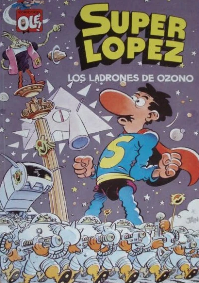 Cover of Los ladrones de ozono