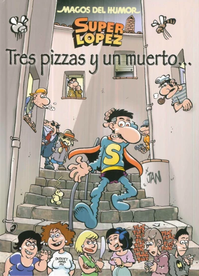 Cover of Tres pizzas y un muerto