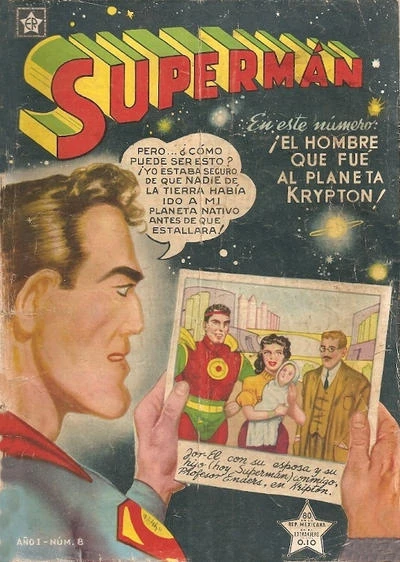 Cover of El Hombre Que Fue al Planeta Krypton