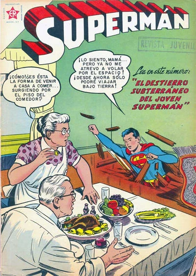 Cover of El Destierro Subterraneo del Joven Superman