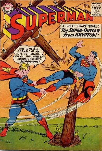 Cover of The Super-Outlaw from Krypton!