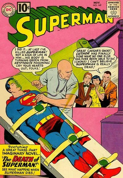 Cover of The Death of Superman!