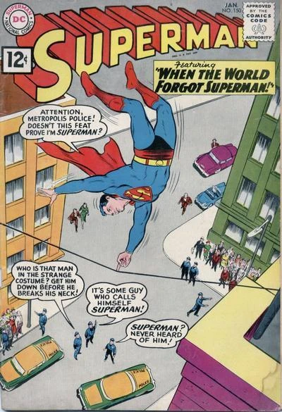 Cover of When the World Forgot Superman!
