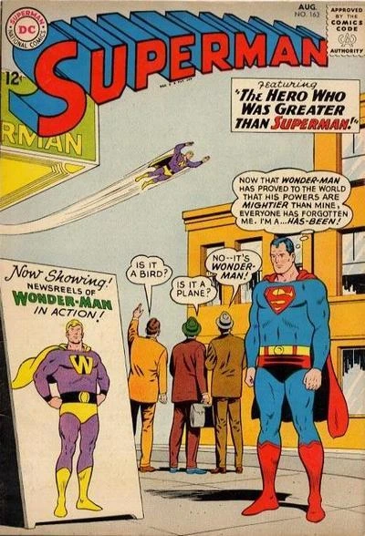 Cover of Wonder-Man, the New Hero of Metropolis! / The Goofy Superman!