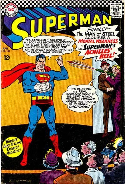 Cover of Superman's Achilles Heel! / Target Superman!