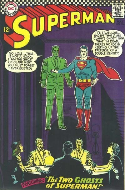 Cover of The Two Ghosts of Superman! / Clark Kent, Gangster!
