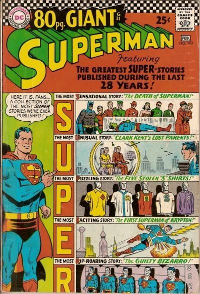 Cover of The Greatest Super-Stories Published During the Last 28 Years!