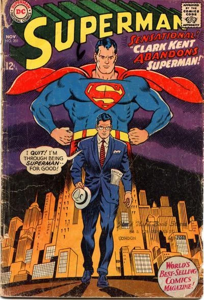 Cover of Clark Kent Abandons Superman!