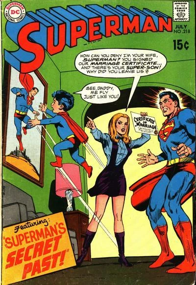 Cover of Superman's Secret Past! / The World of Mr. Mxyzptlk!