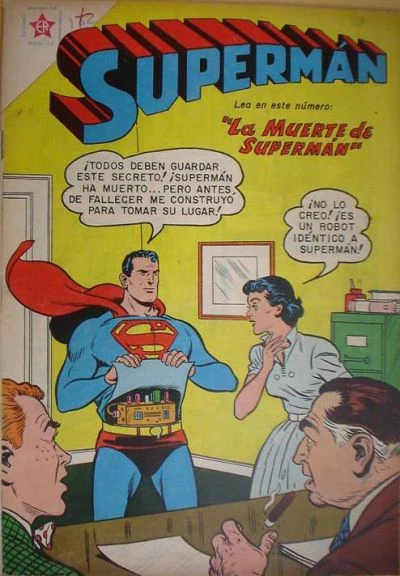 Cover of La Muerte de Superman