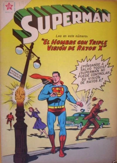 Cover of El Hombre con Triple Vision de Rayos X