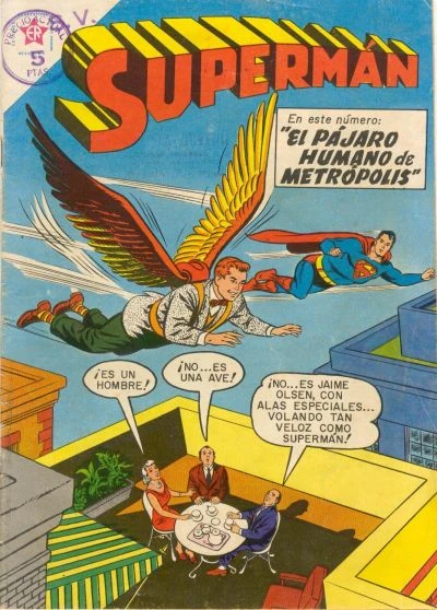 Cover of El Pajaro Humano de Metropolis