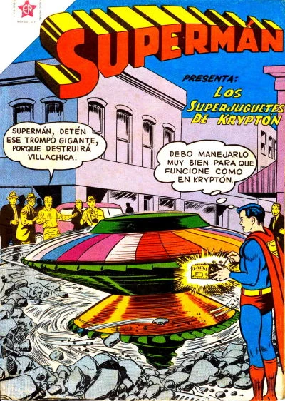 Cover of Los Superjuguetes de Krypton