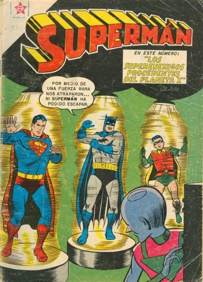 Cover of Los Superenemigos Procedentes del Planeta X