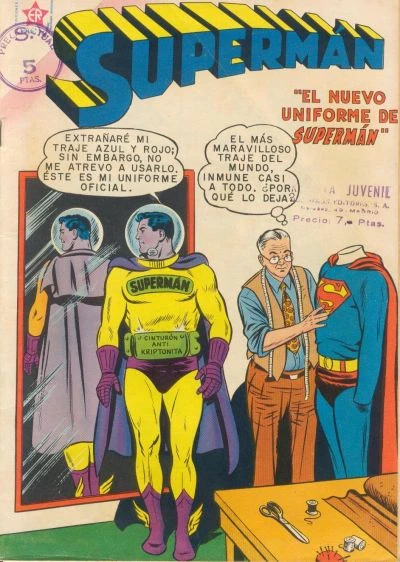 Cover of El Nueveo Uniforme de Superman
