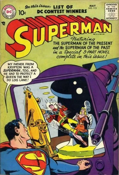 Cover of The Superman of the Present and the Superman of the Past