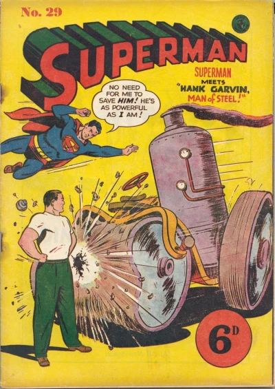 Cover of Hank Garvin, Man of Steel