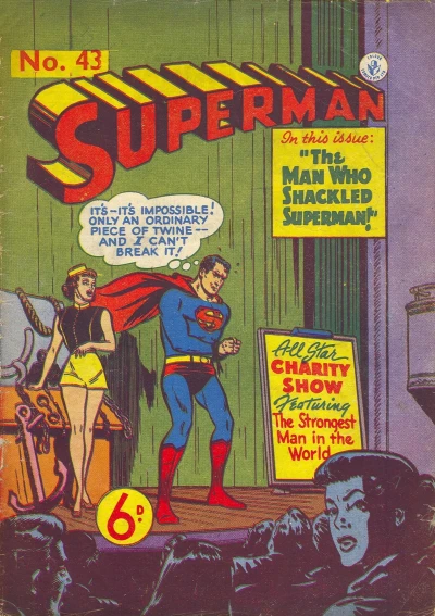 Cover of The Man Who Shackled Superman