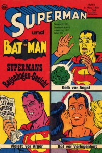 SUPERMANS Regenbogen-Gesicht