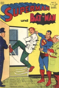 Superman treibt ein falsches Spiel