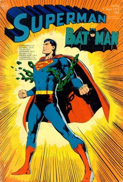Cover of Superman bricht los!