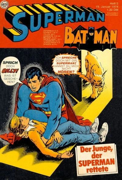 Cover of Der Junge, der Superman rettete