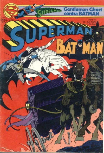 Cover of Gentleman Ghost kontra Batman
