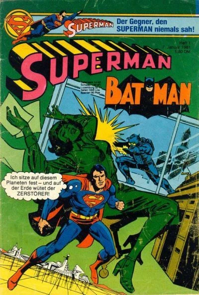 Cover of Der Gegner, den Superman niemanls sah!