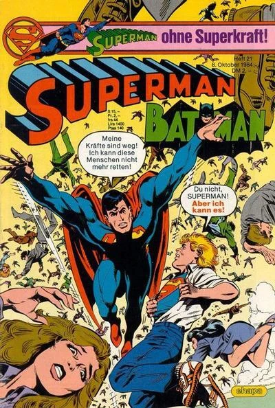 Cover of Der Boy, der Superman blockierte!