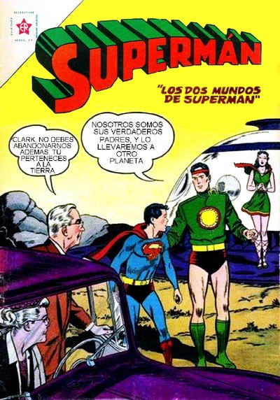 Cover of Los Dos Mundos de Superman